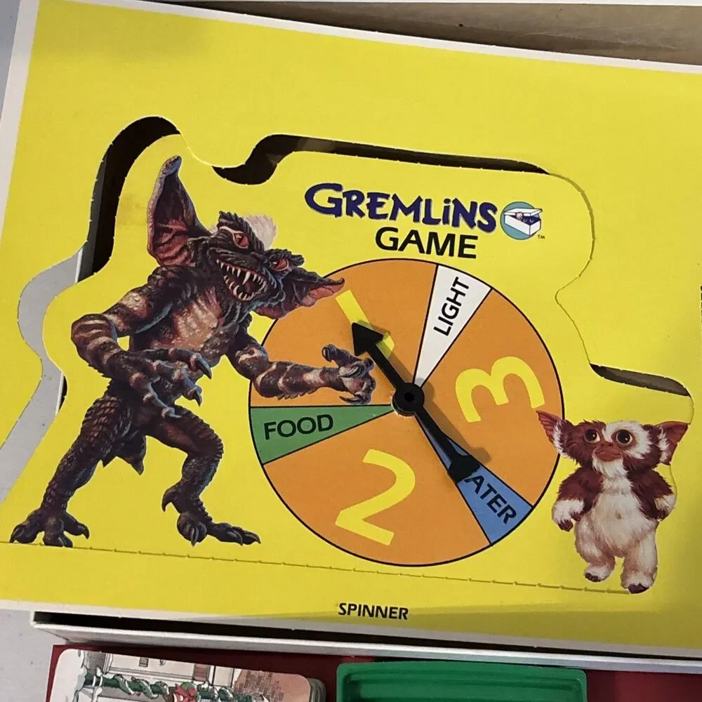 VINTAGE 1984 Gremlins Board Game Complete Golden Game Gizmo With Instructions